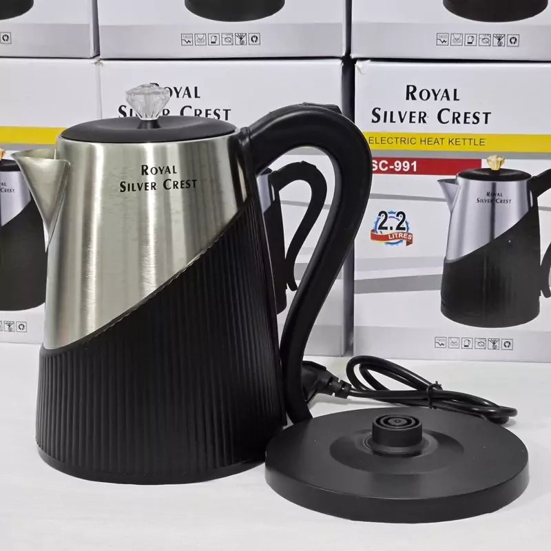 کتری برقی سیلورکرست (2.2 لیتر) 1800w (سیستم خاموشی خودکار) SC-991